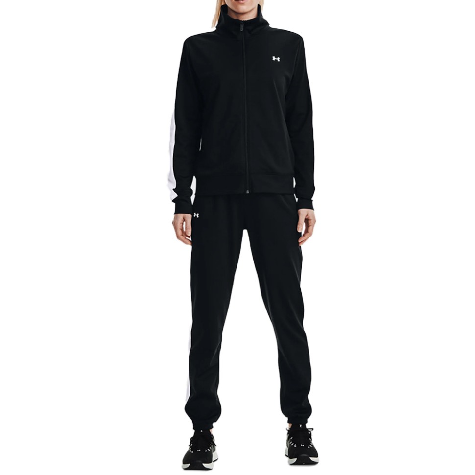 Костюм жіночий Under Armour Tricot Tracksuit чорний 1365147-001 — фото 1