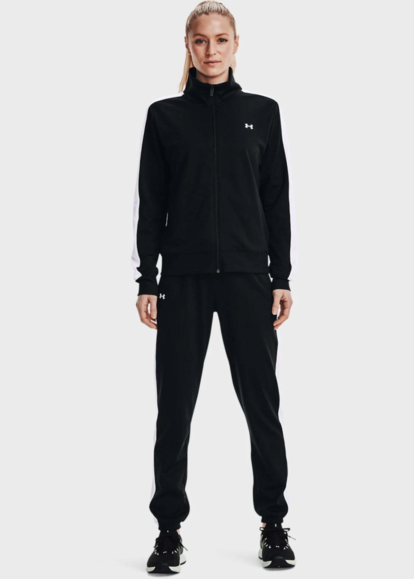 Костюм жіночий Under Armour Tricot Tracksuit чорний 1365147-001 изображение 3
