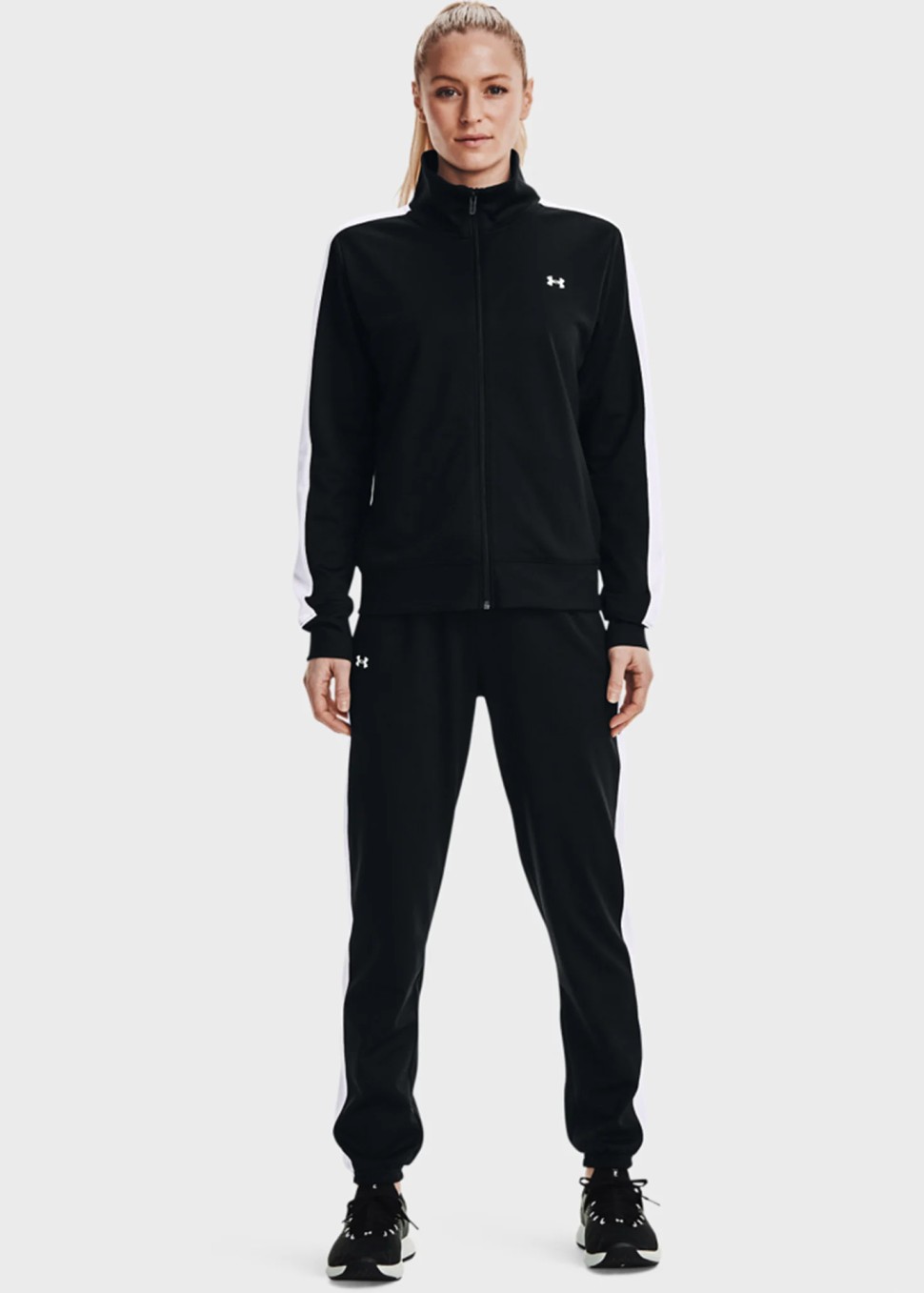 Костюм жіночий Under Armour Tricot Tracksuit чорний 1365147-001 — фото 3