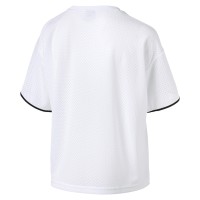 Футболка женская Puma Chase Mesh Tee белая 57800602 изображение 2