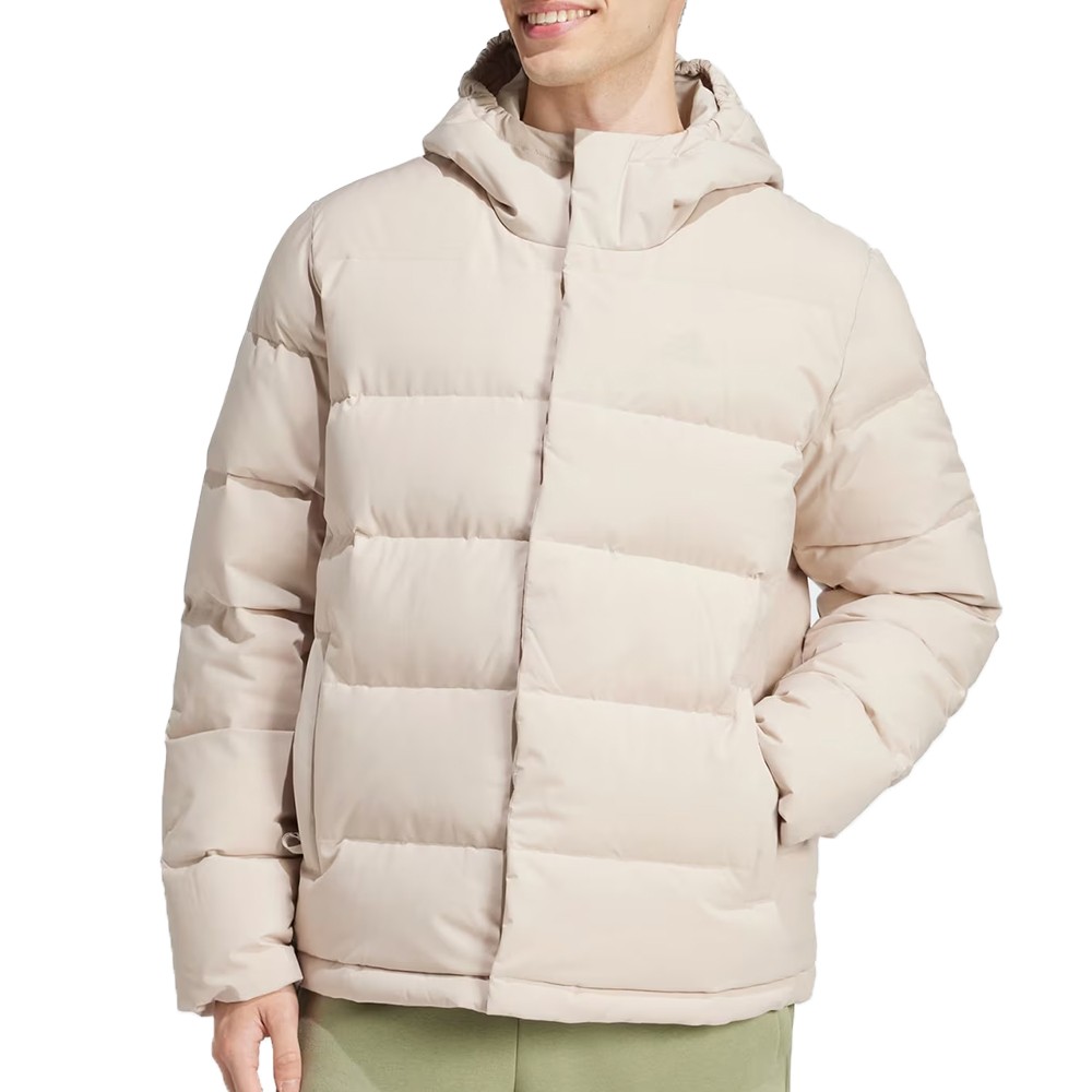Куртка мужская Adidas HELIONIC HO JKT бежевая IZ4702