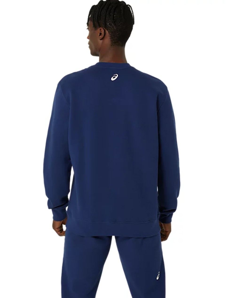 Толстовка чоловіча Asics SWEATSHIRT синя 2031E192-402 — фото 3