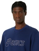 Толстовка чоловіча Asics ASICS SWEATSHIRT синя 2031E192-402 изображение 4