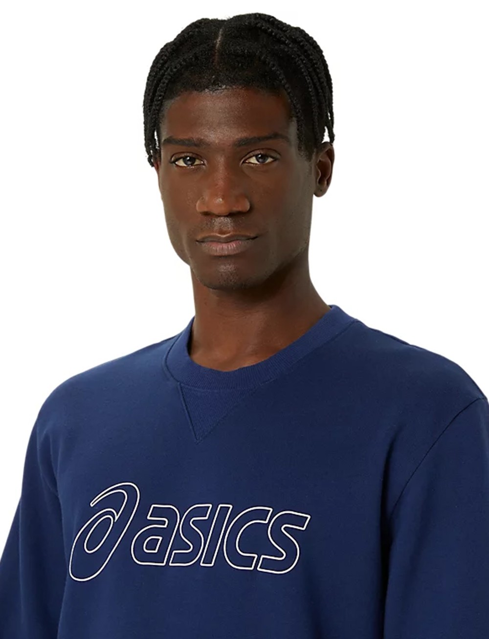 Толстовка мужская Asics ASICS SWEATSHIRT синяя 2031E192-402 изображение 4