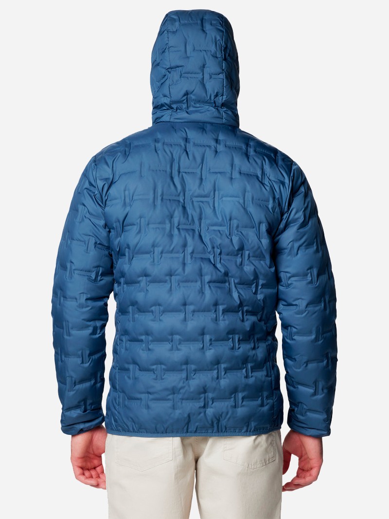 Куртка чоловіча Columbia Delta Ridge™ II Down Hooded Jacket темно-синя 2086221-478 — фото 7