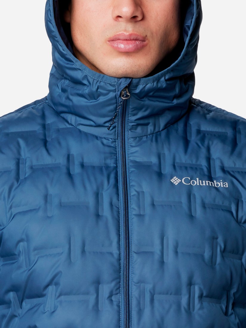 Куртка чоловіча Columbia Delta Ridge™ II Down Hooded Jacket темно-синя 2086221-478 — фото 5