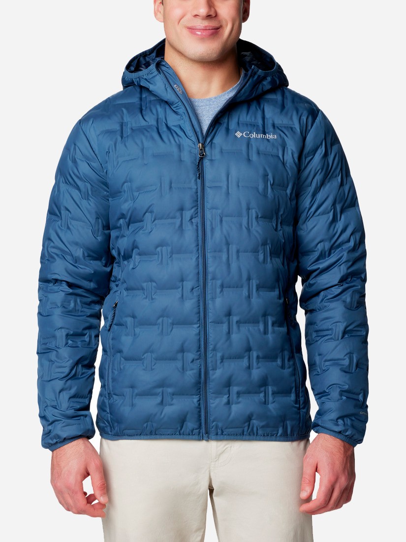 Куртка чоловіча Columbia Delta Ridge™ II Down Hooded Jacket темно-синя 2086221-478 изображение 2