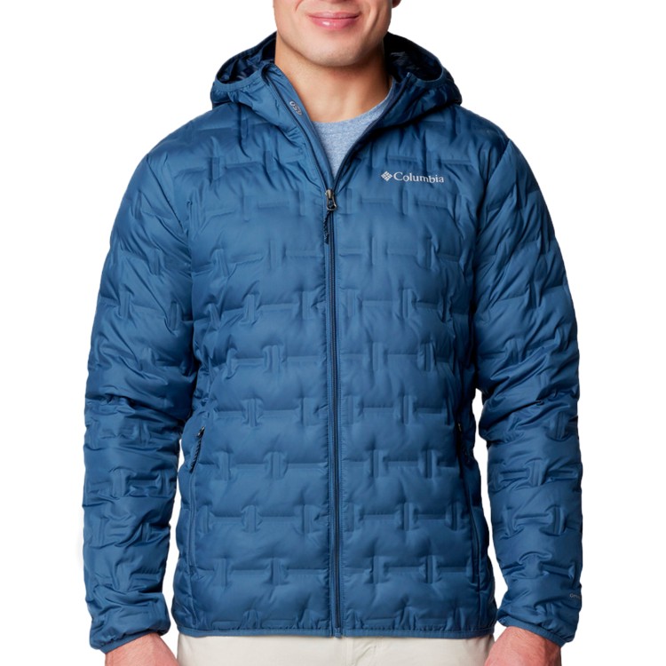 Куртка мужская Columbia Delta Ridge™ II Down Hooded Jacket темно-синяя 2086221-478 изображение 1