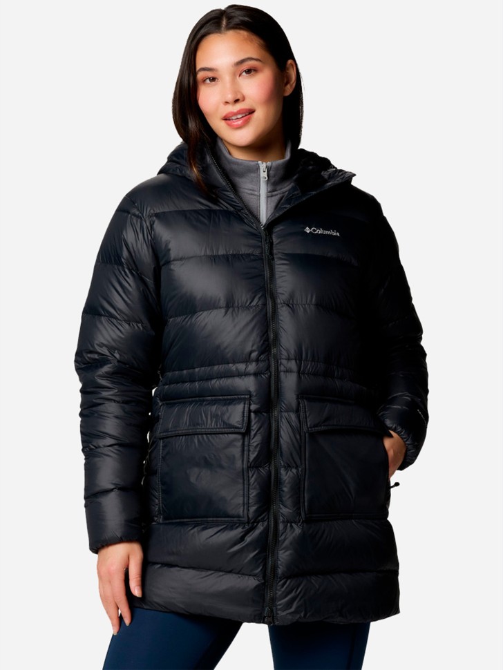 Куртка жіноча Columbia Harmony Falls™ Mid Down Jacket чорна 2085341-010 изображение 2