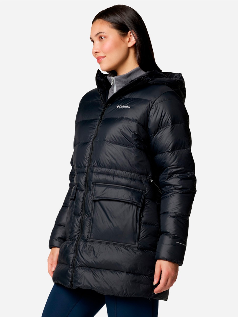 Куртка жіноча Columbia Harmony Falls™ Mid Down Jacket чорна 2085341-010 — фото 4