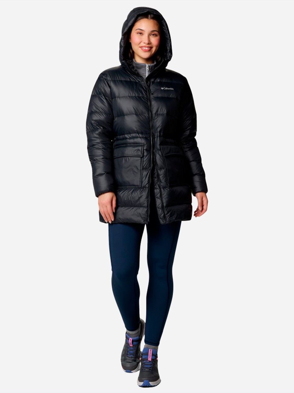 Куртка жіноча Columbia Harmony Falls™ Mid Down Jacket чорна 2085341-010 — фото 5