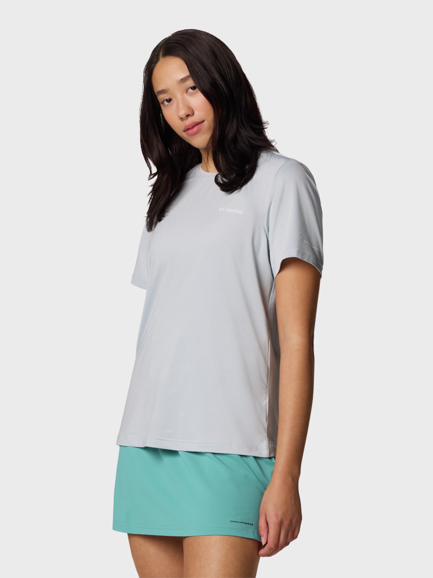 Футболка жiноча Columbia Wild Springs™ SS сіра 2119271-031 изображение 3