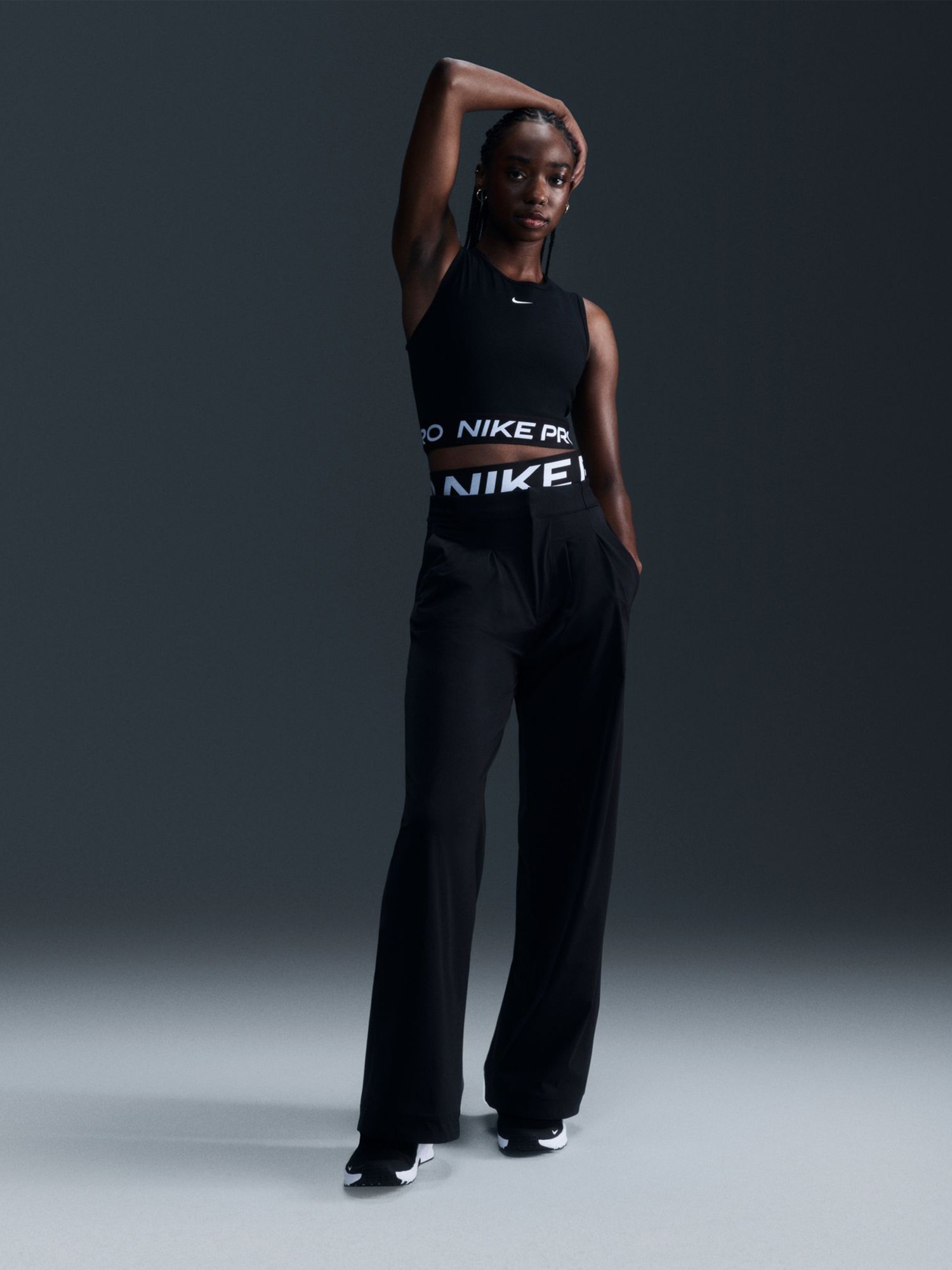 Майка жіноча Nike NIKE PRO DF 365 CROP TANK чорна FZ3615-010 изображение 2