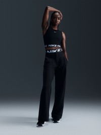 Майка женская Nike NIKE PRO DF 365 CROP TANK черная FZ3615-010 изображение 2