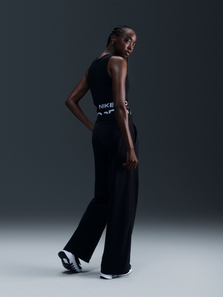 Майка женская Nike NIKE PRO DF 365 CROP TANK черная FZ3615-010 изображение 3