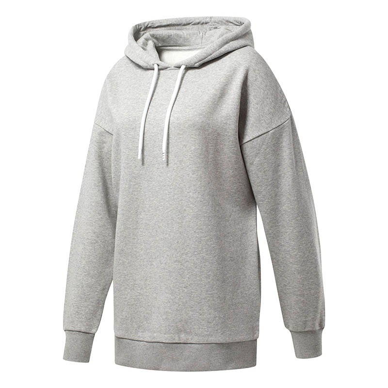 Толстовка жіноча Reebok Myt Fleece Oversize сіра FU2392 — фото 1