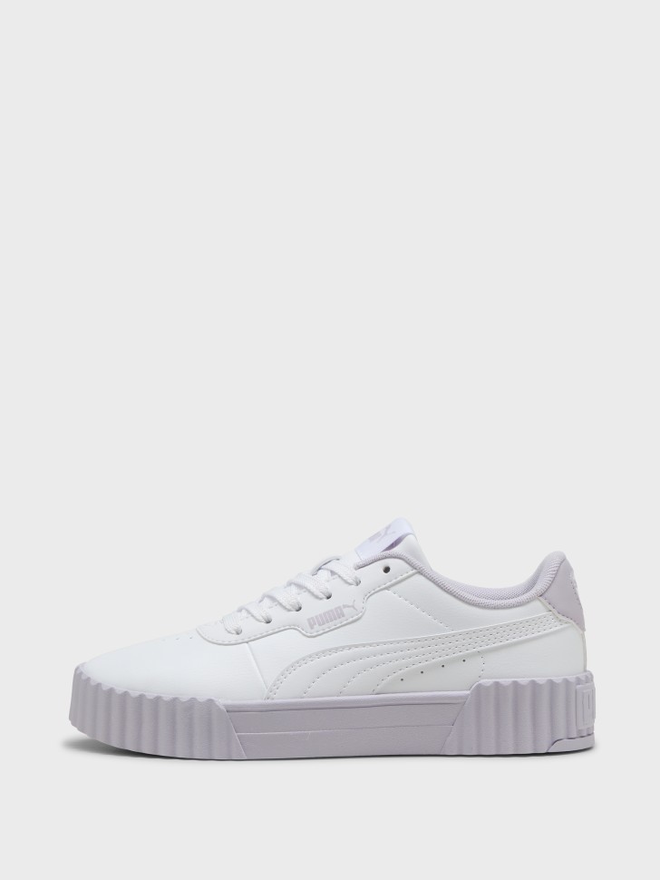 Кросівки дитячі Puma Carina 3.0 Cutie Jr білі 40091604 изображение 4