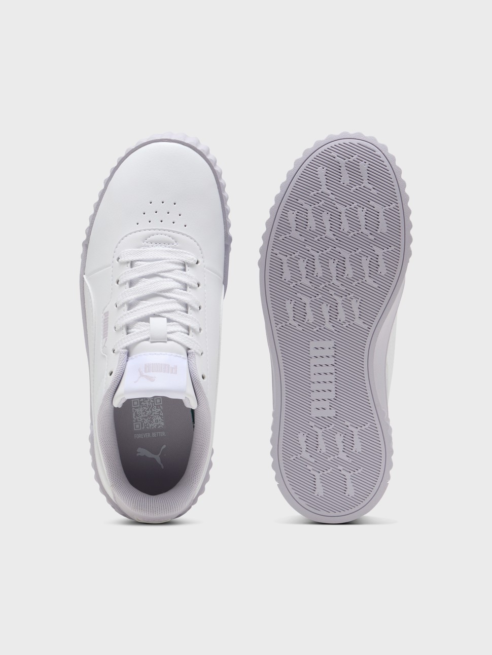 Кросівки дитячі Puma Carina 3.0 Cutie Jr білі 40091604 — фото 7