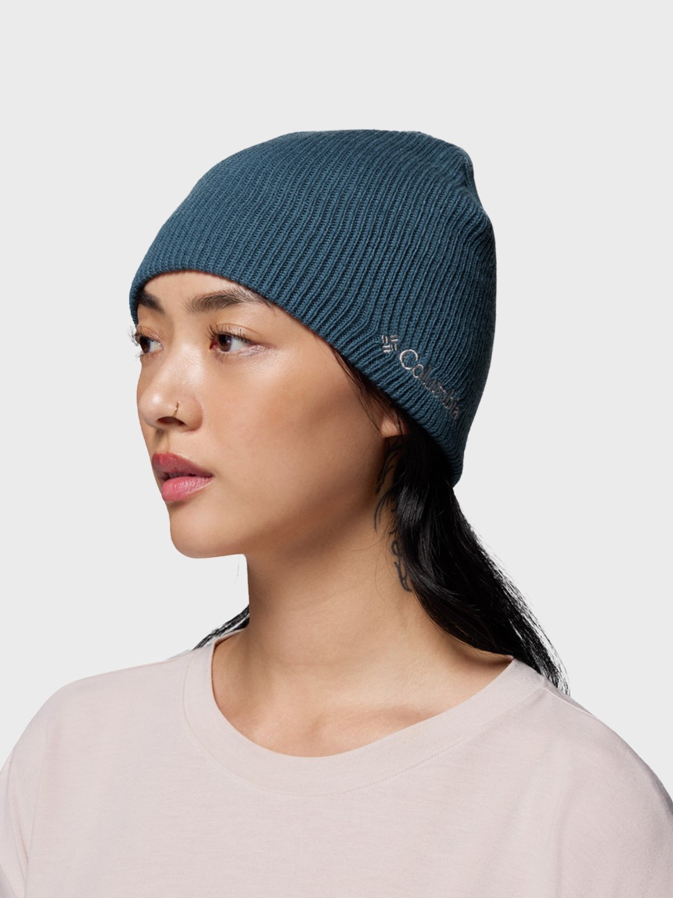 Шапка Columbia Whirlibird Watch Cap™ Beanie бирюзовая 1185181-430 — фото 6