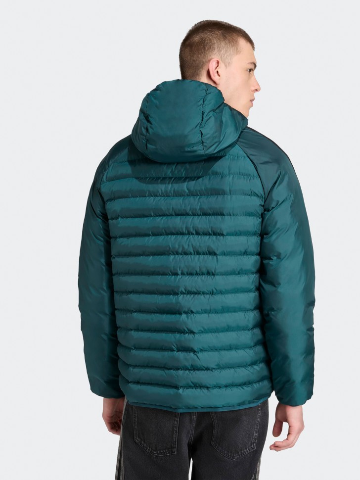 Куртка мужская Adidas PAD HOODED JKT зеленая JX4116 изображение 3