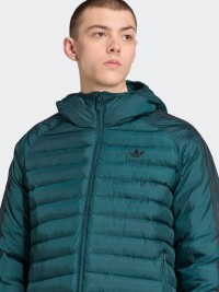 Куртка мужская Adidas PAD HOODED JKT зеленая JX4116 изображение 6