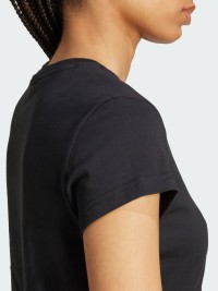 Футболка женская Adidas ESS SLIM TEE черная IW5707 изображение 4