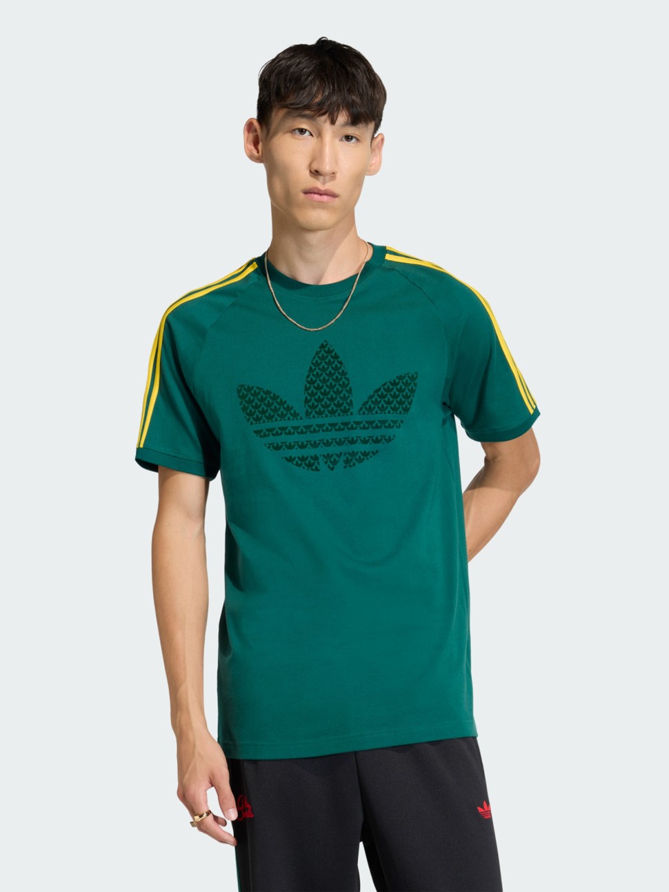 Футболка чоловіча Adidas MONOGRAM 3S T зелена KD1359 — фото 2 — Sport City Футболка чоловіча Adidas MONOGRAM 3S T зелена KD1359 — фото 2