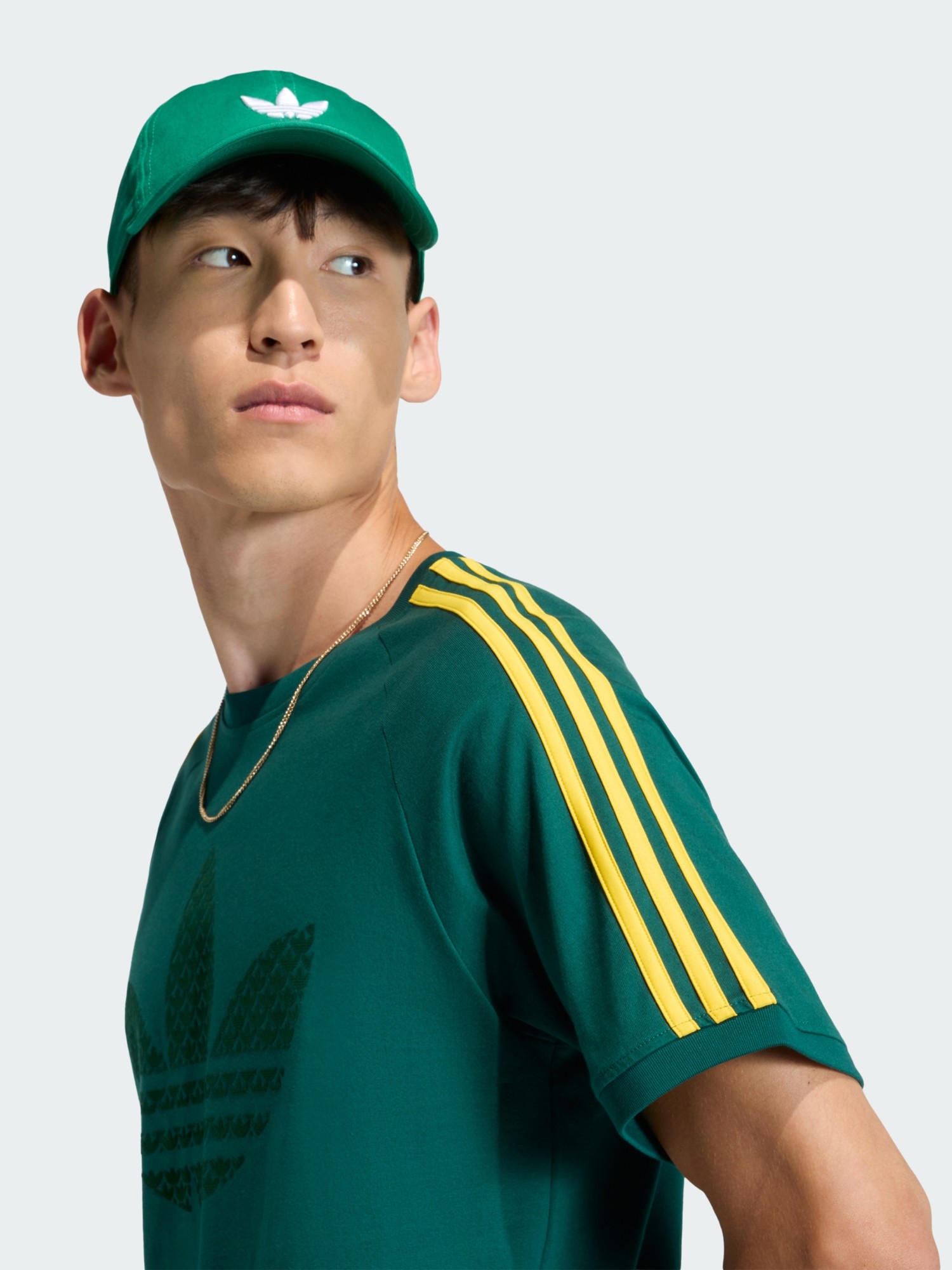 Футболка чоловіча Adidas MONOGRAM 3S T зелена KD1359 изображение 5