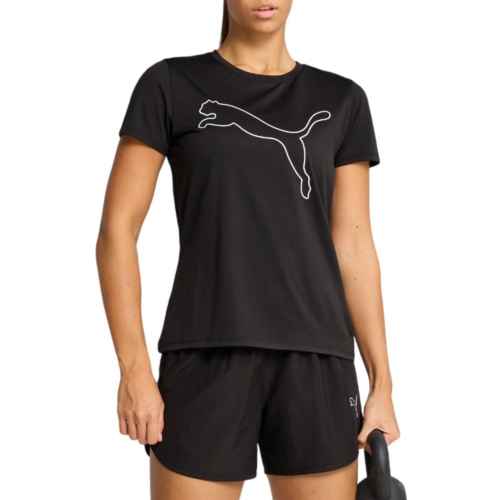 Футболка женская Puma W TAD ESSENTIAL Logo Tee черная 52589201