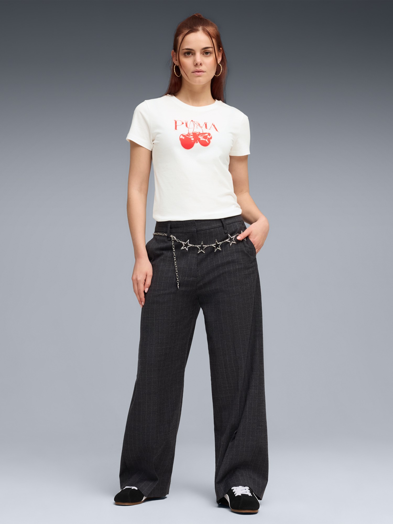 Футболка женская Puma GRAPHICS Cherry Tee белая 69191102 изображение 4