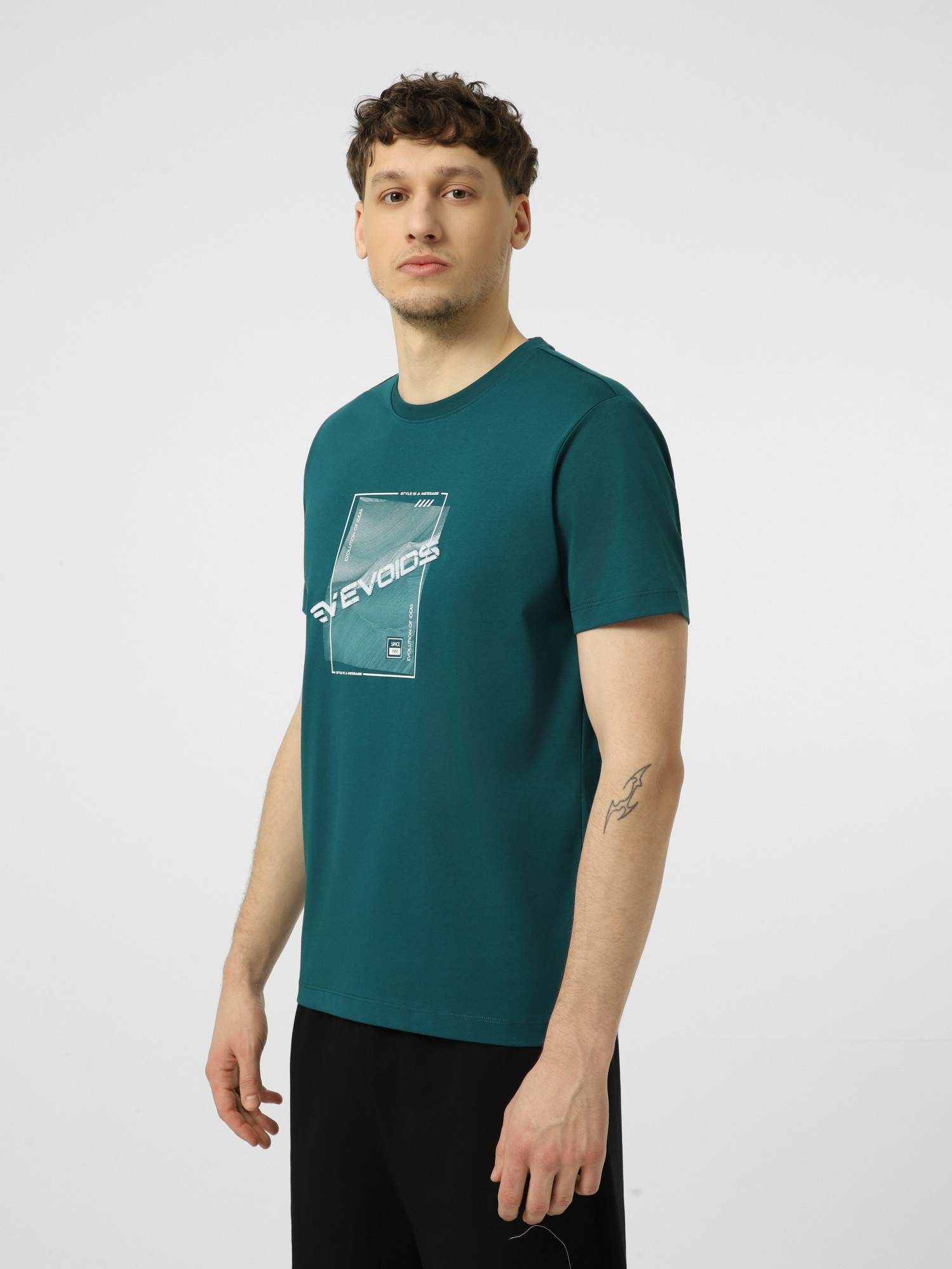 Футболка чоловіча Evoids Roux зелена 622605-310 изображение 2