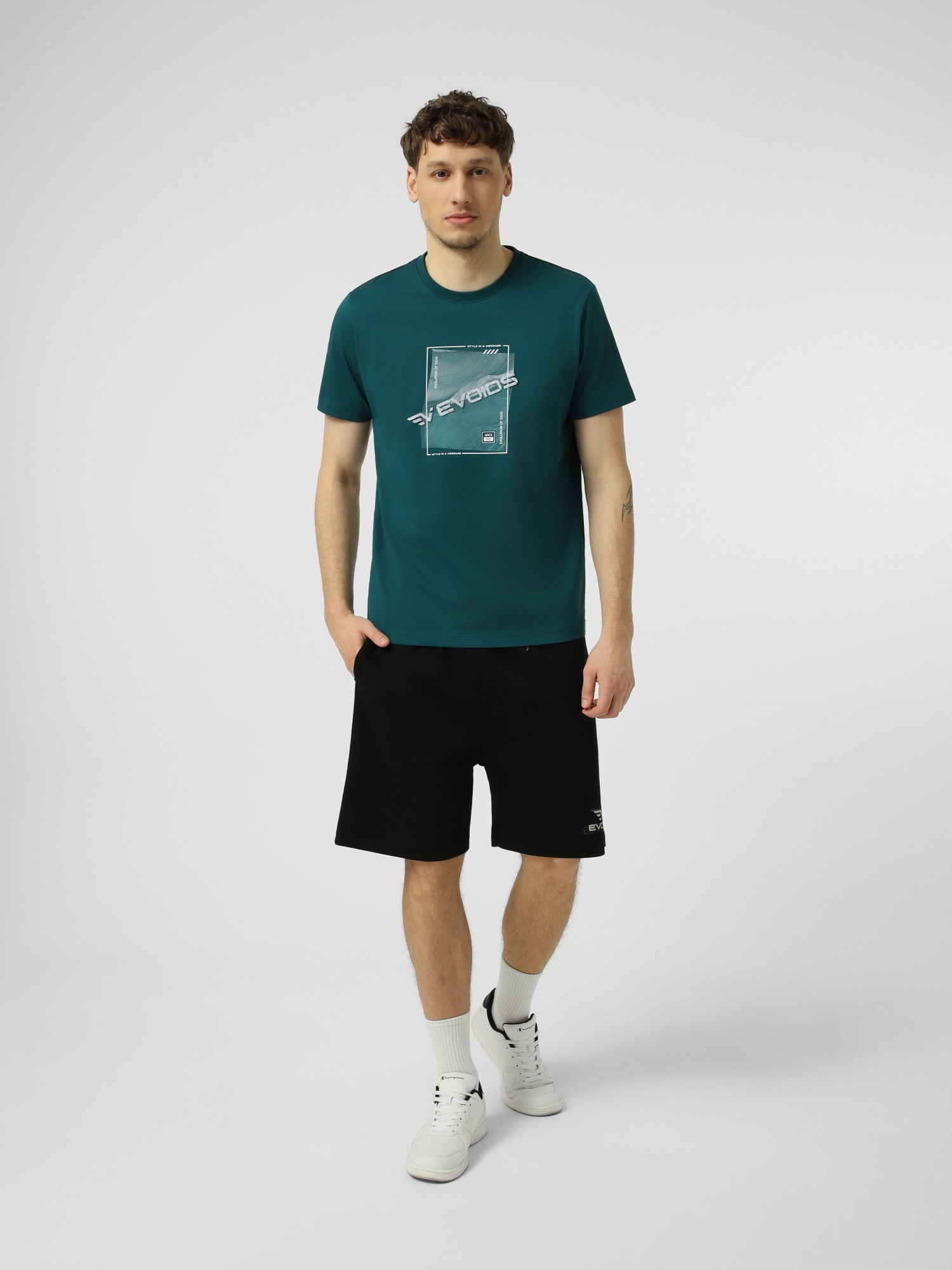 Футболка чоловіча Evoids Roux зелена 622605-310 изображение 6