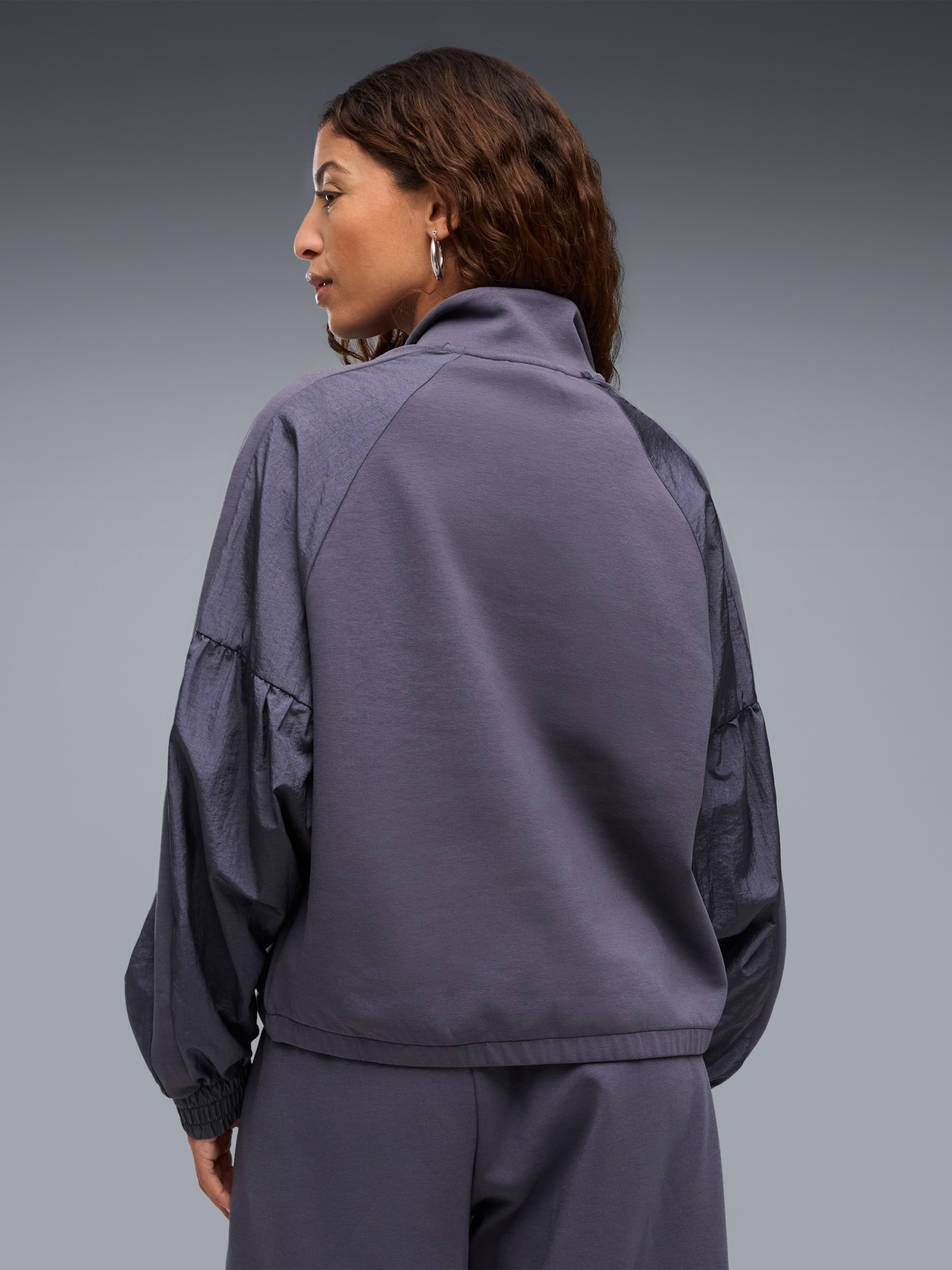 Толстовка жіноча Puma HER Full-Zip Relaxed DK Jacket темно-синя 69402335 изображение 3