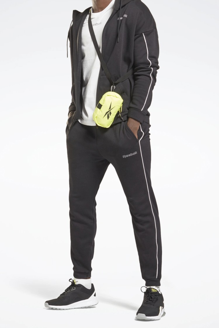 Брюки мужские Reebok Te Piping Jogger черные GS9310 изображение 2
