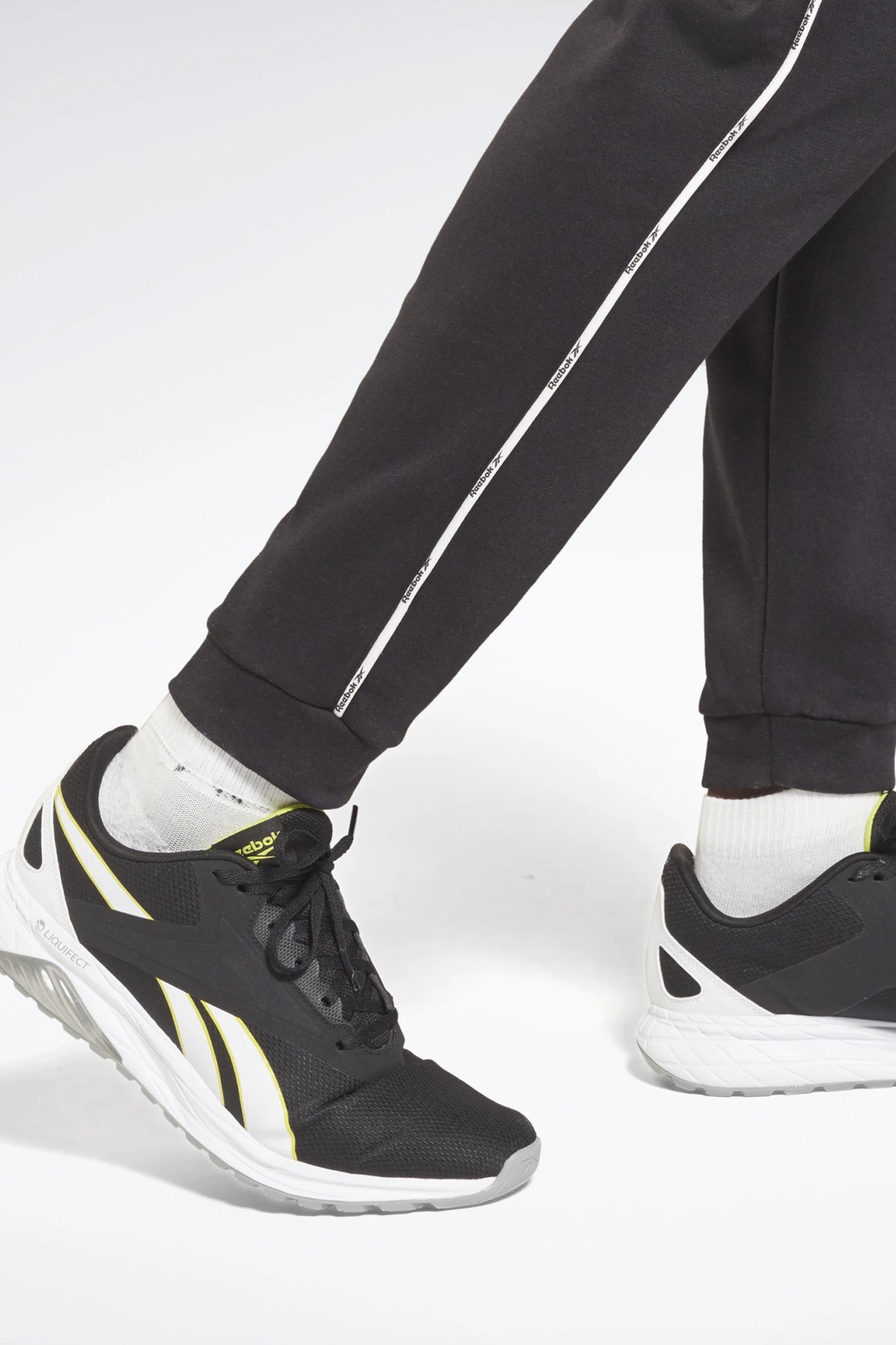 Брюки мужские Reebok Te Piping Jogger черные GS9310 изображение 5