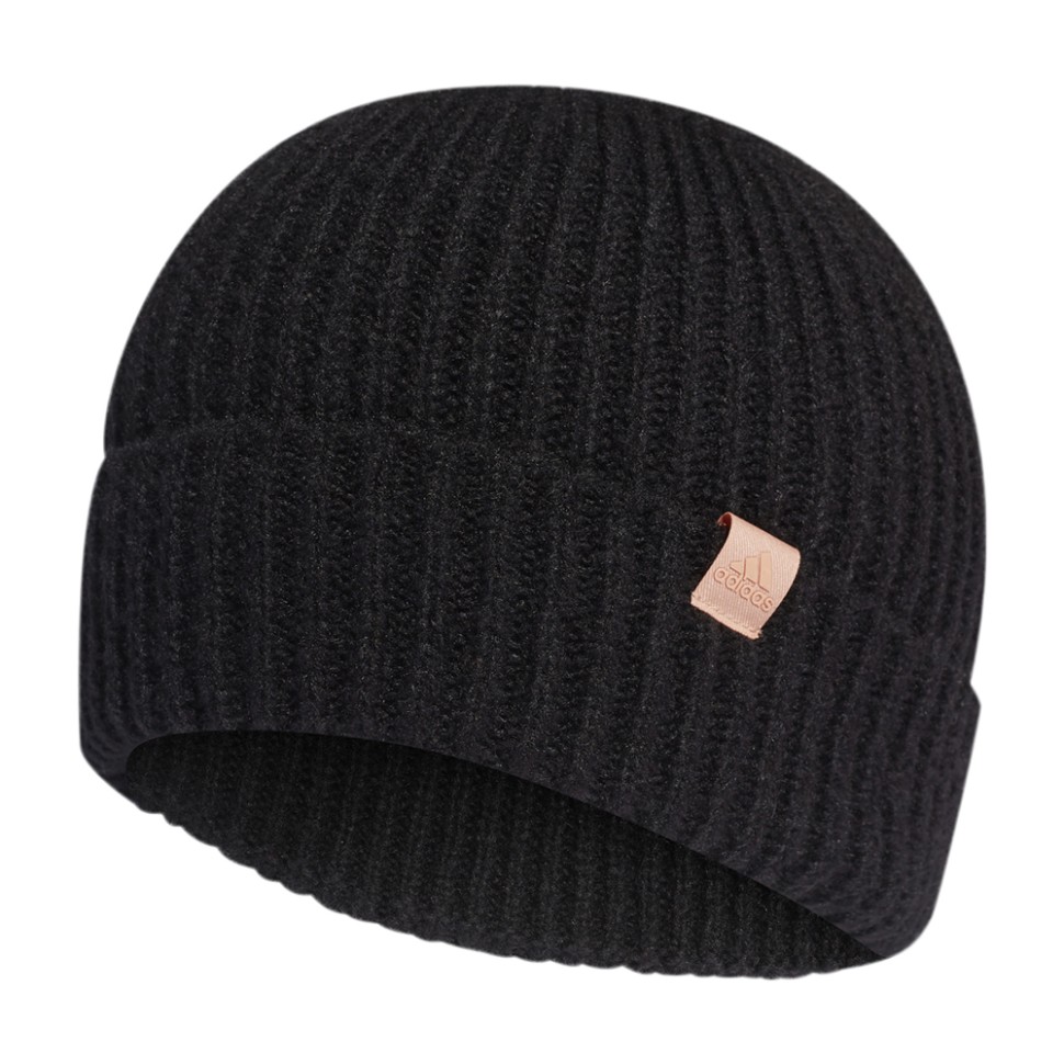 Шапка Adidas W Cuff Beanie чорна GV5090  — фото 1