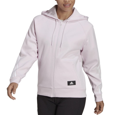 Толстовка женская Adidas W Fi 3S Fz Reg розовая HE1657