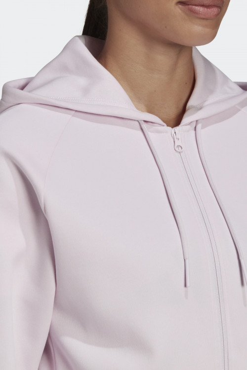 Толстовка женская Adidas W Fi 3S Fz Reg розовая HE1657