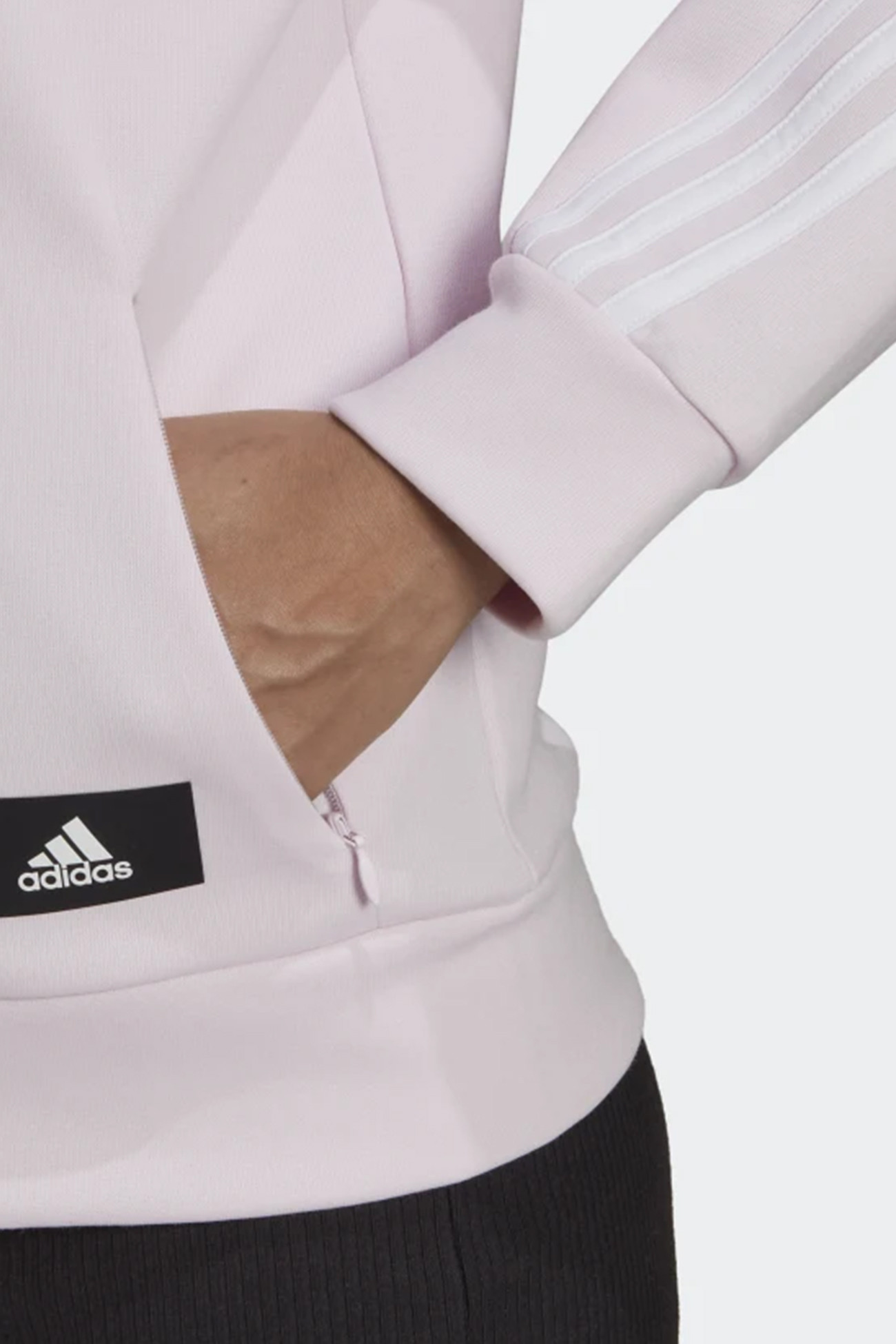Толстовка женская Adidas W Fi 3S Fz Reg розовая HE1657