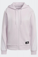 Толстовка женская Adidas W Fi 3S Fz Reg розовая HE1657