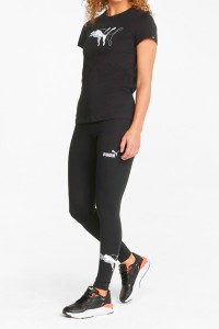 Футболка женская Puma Power Graphic Tee черная 84711201 изображение 4
