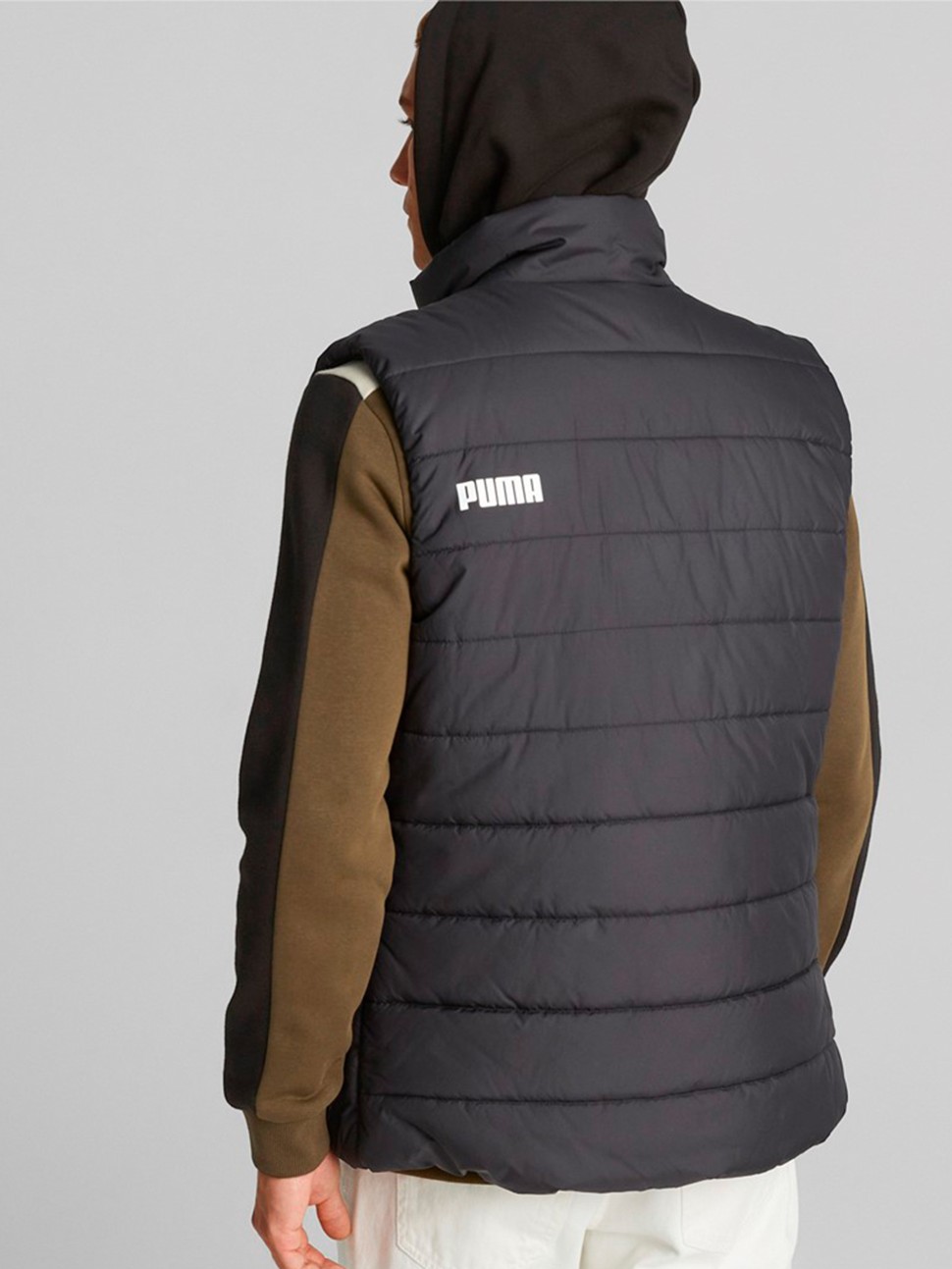 Жилет чоловічий Puma ESS Padded Vest чорний 84893901 — фото 3