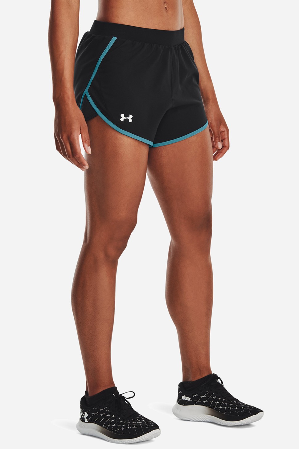 Шорти жіночі Under Armour UA Fly By 2.0 Short чорні 1350196-027 — фото 1