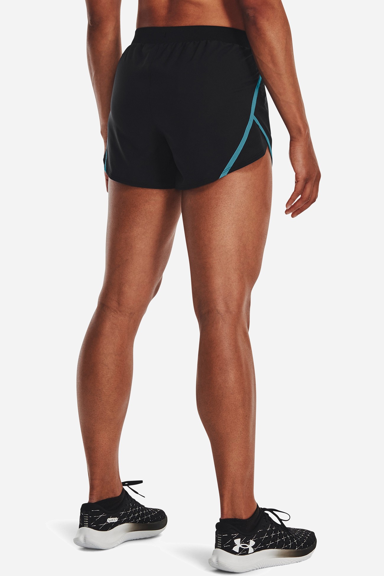 Шорты женские Under Armour UA Fly By 2.0 Short черные 1350196-027 изображение 2