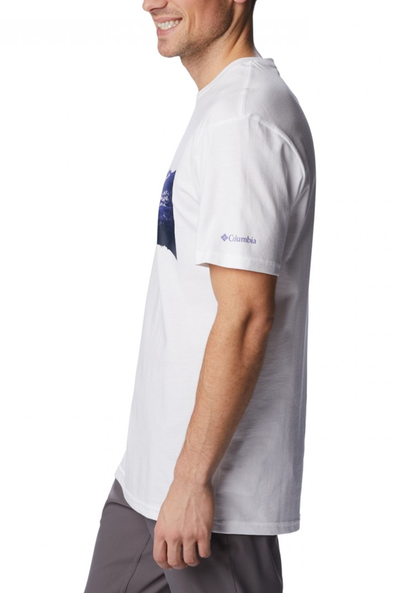 Футболка мужская Columbia Path Lake Graphic Tee II белая 1934814-106 изображение 3