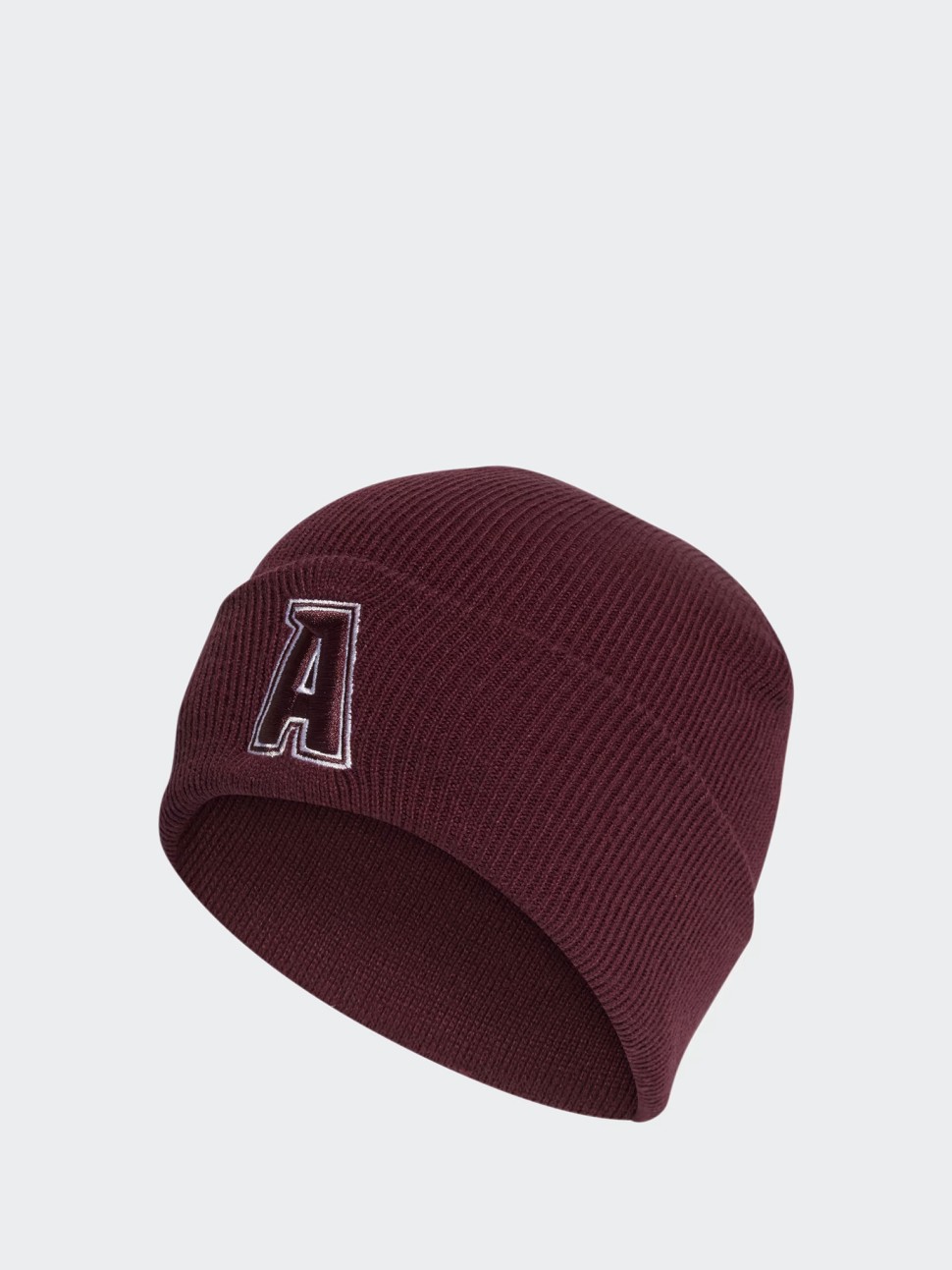 Шапка   Adidas BEANIE CUFF VAR бордова IJ7299 — фото 2