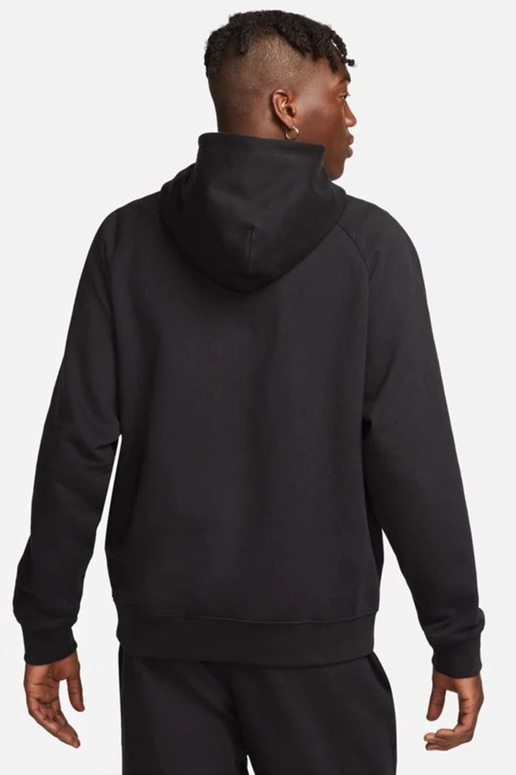 Толстовка чоловіча Nike M NK SWOOSH FLC HZ HOODIE чорна DX0566-013 изображение 3
