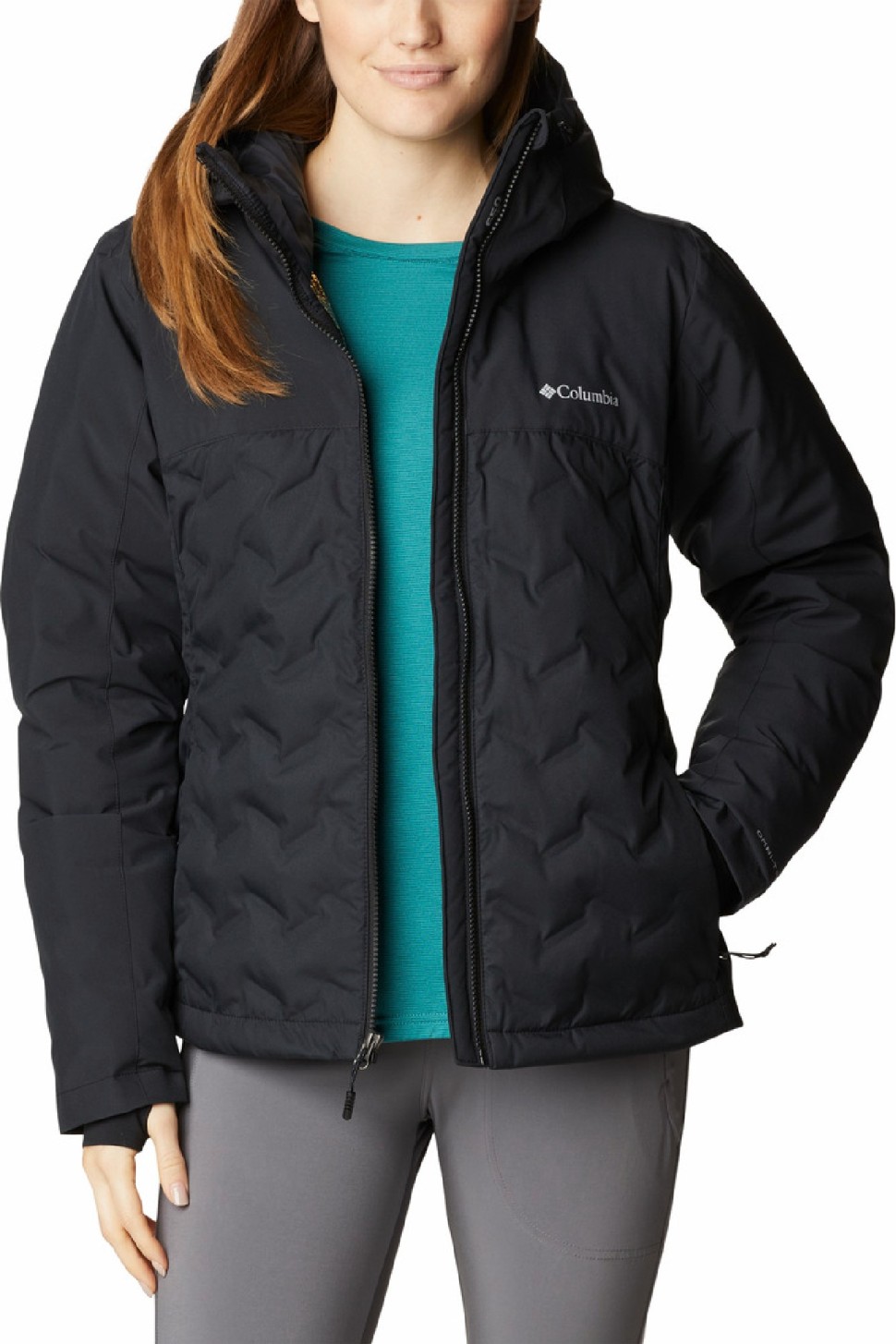 Куртка жіноча Columbia Grand Trek™ II Down Jacket чорна 2007791-010 — фото 7