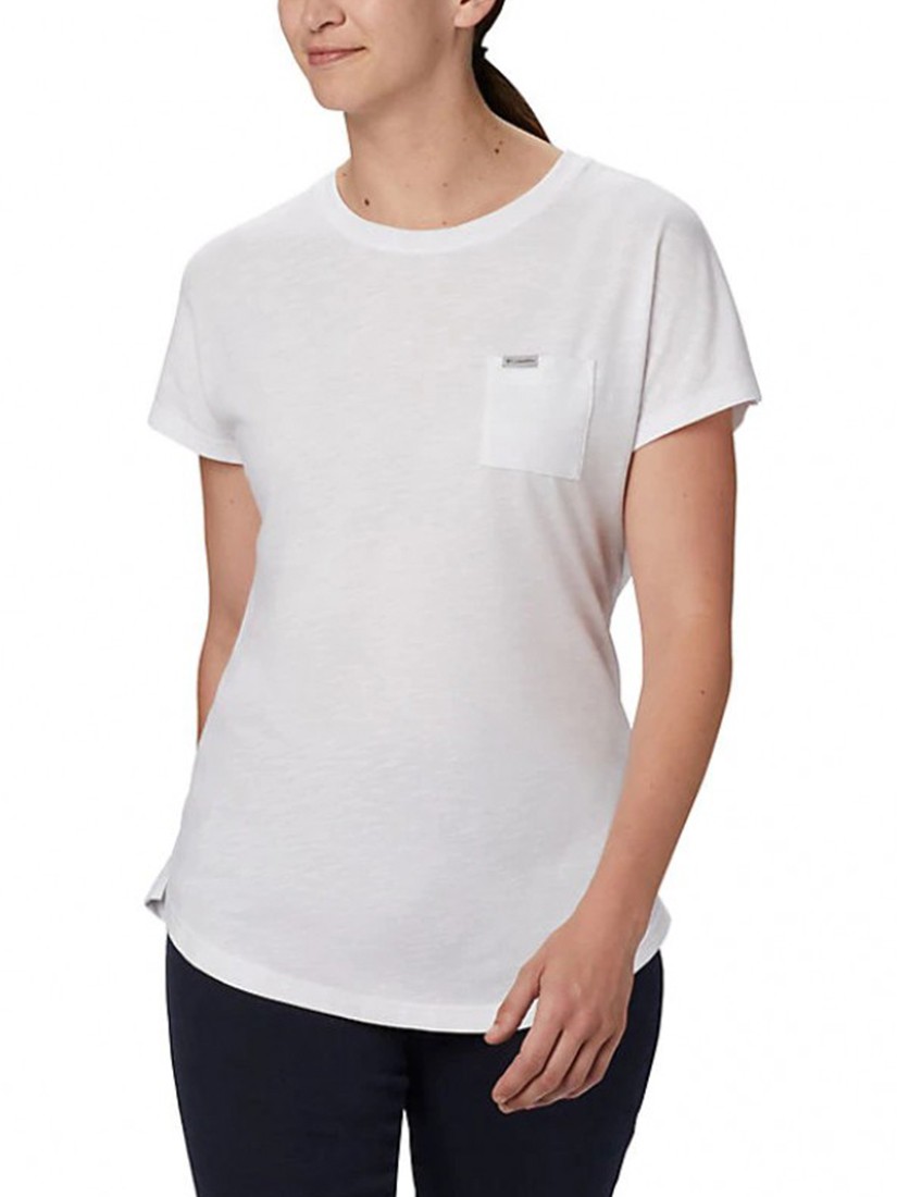 Футболка женская Columbia CADES CAPE™ TEE белая 1888111-100 изображение 2