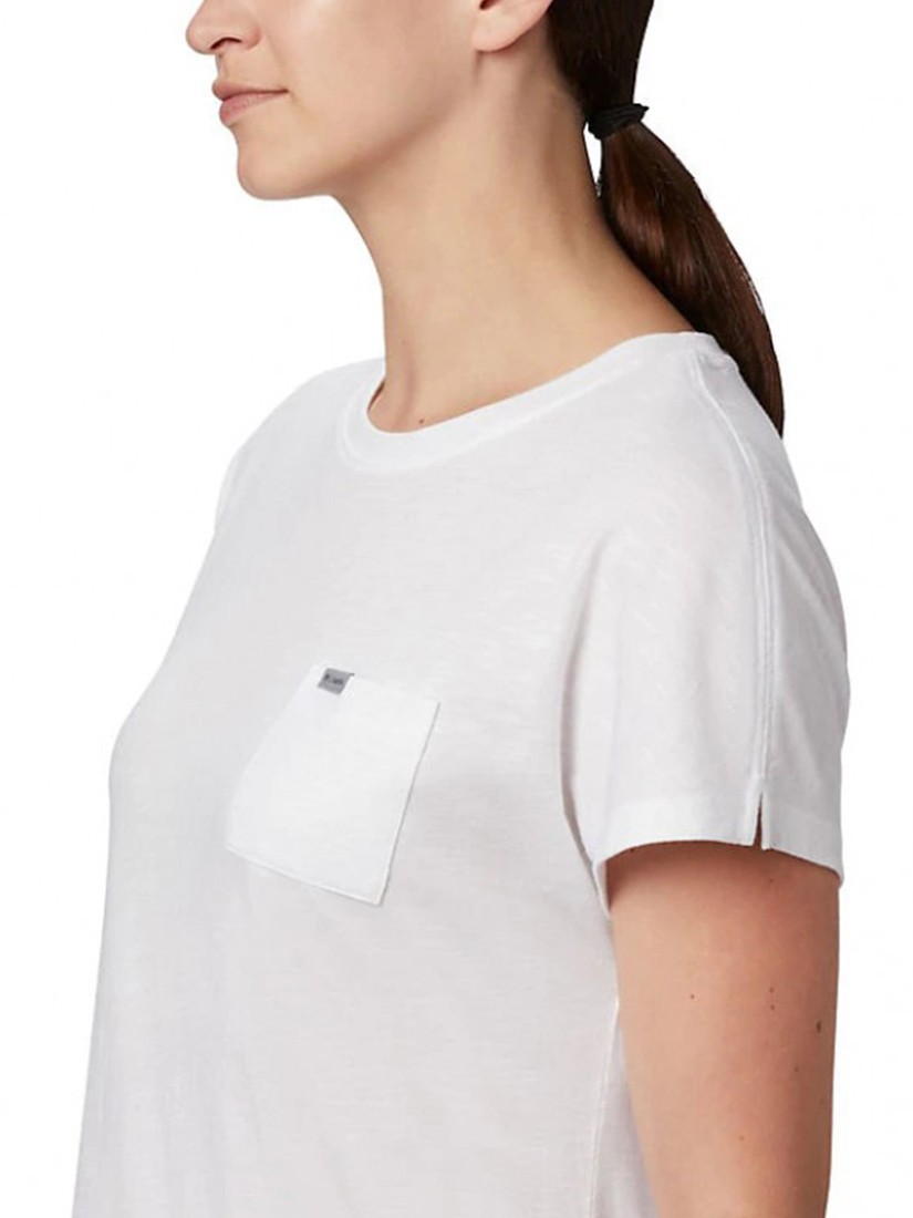 Футболка женская Columbia CADES CAPE™ TEE белая 1888111-100 изображение 4